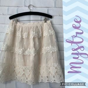 Mystree Lace Skirt {Sz S}